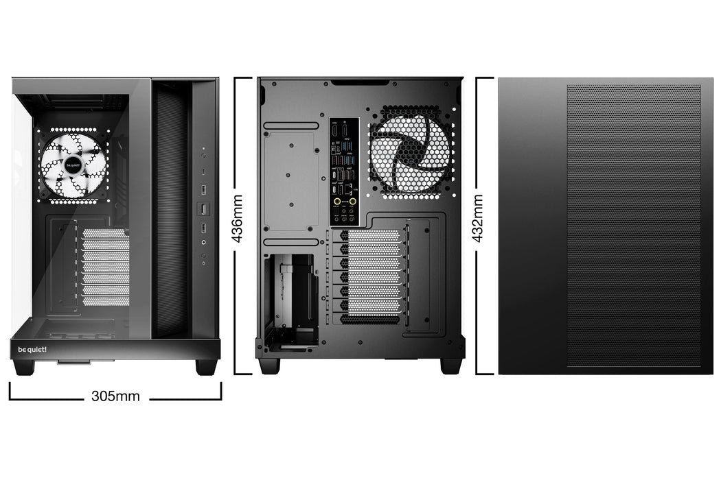 Be Quiet! Light Base 500 LX ARGB Black ATX PC Case