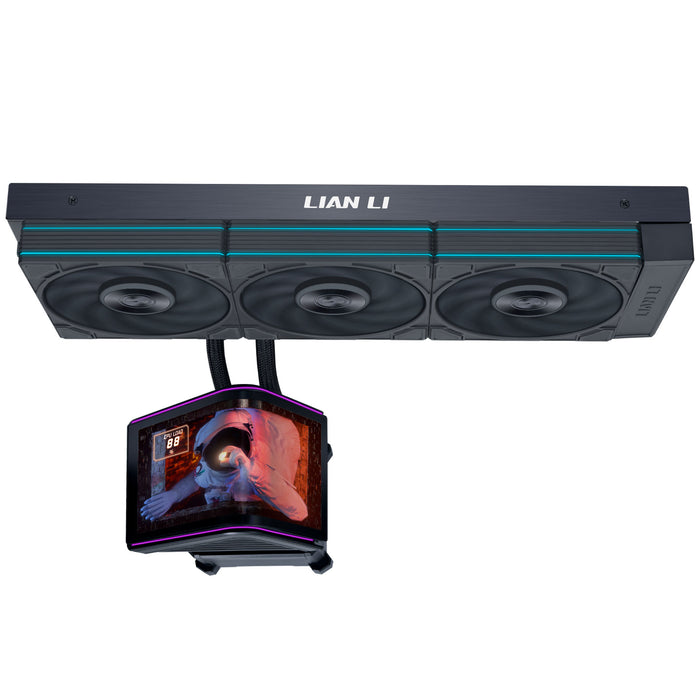Lian Li HydroShift II OLED Curved 360P28 Black All In One CPU Cooler