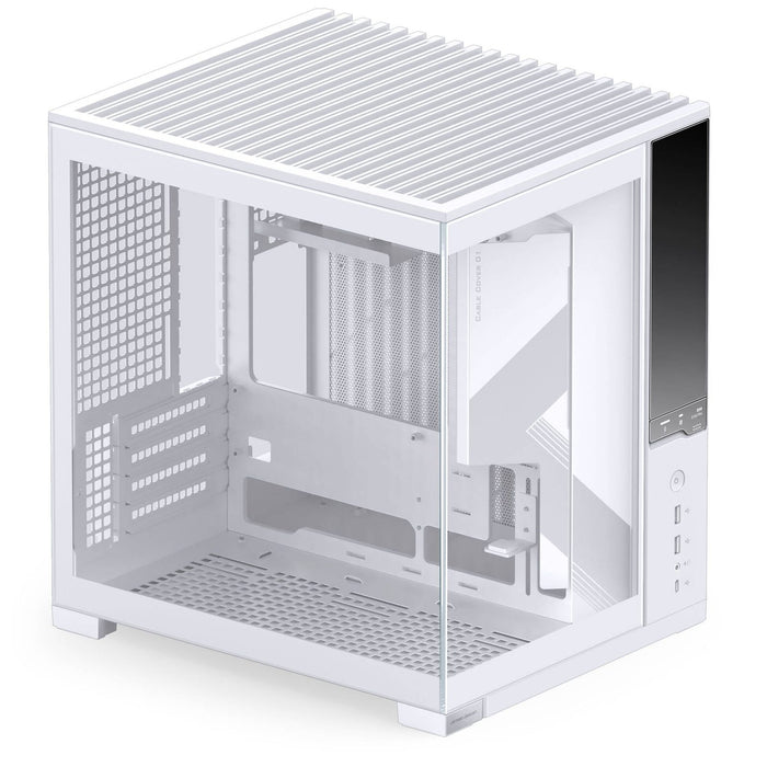 Jonsbo D34 White Dual Chamber TG Micro-ATX Case