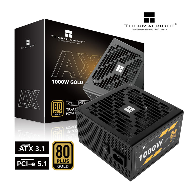 1000W Thermalright AX-1000 ATX 3.1 Gold Modular PSU