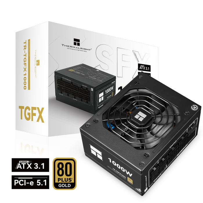 1000W Thermalright TGFX-1000 ATX 3.1 Gold Modular SFX PSU