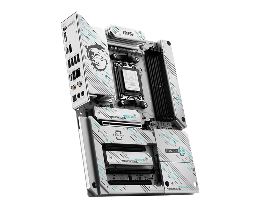 MSI B850 Gaming Plus WIFI Project Zero ATX AM5 Motherboard