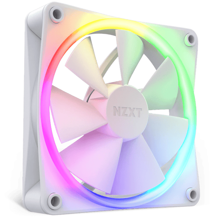 NZXT F120 RGB White 120mm PWM Fan