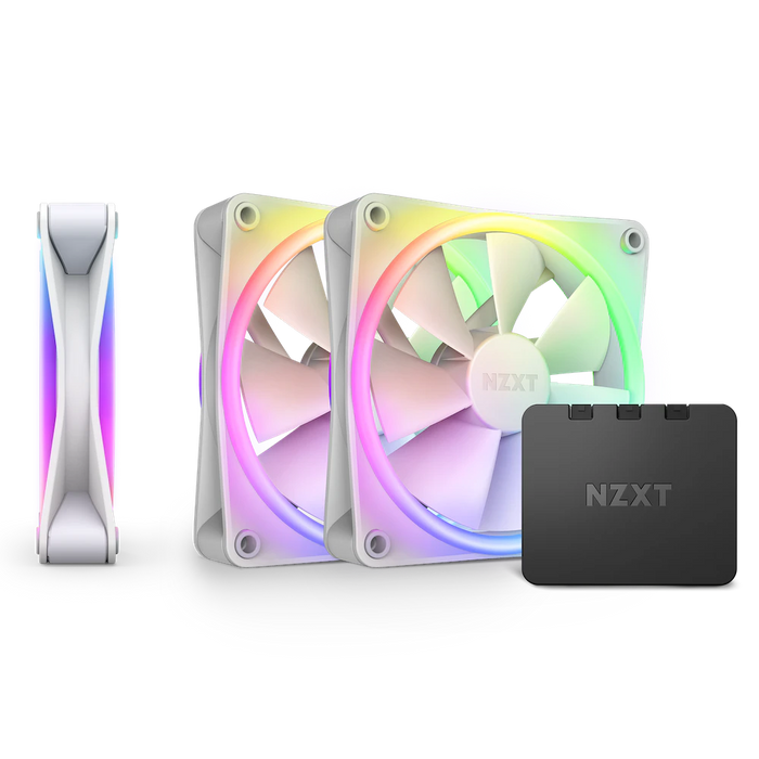 NZXT F120 RGB DUO White 120mm PWM Triple Pack