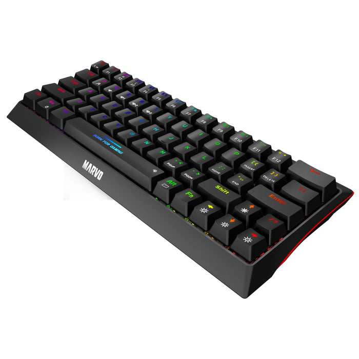 Marvo Scorpion KG962W Wireless RGB 60% Red Switch Keyboard