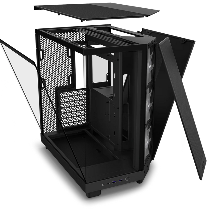 NZXT H6 Flow RGB Black Dual Chamber ATX Case