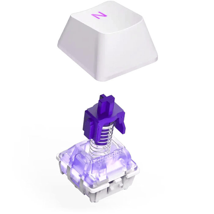 NZXT Function 2 RGB Fullsize White ISO UK Mechanical Keyboard ...