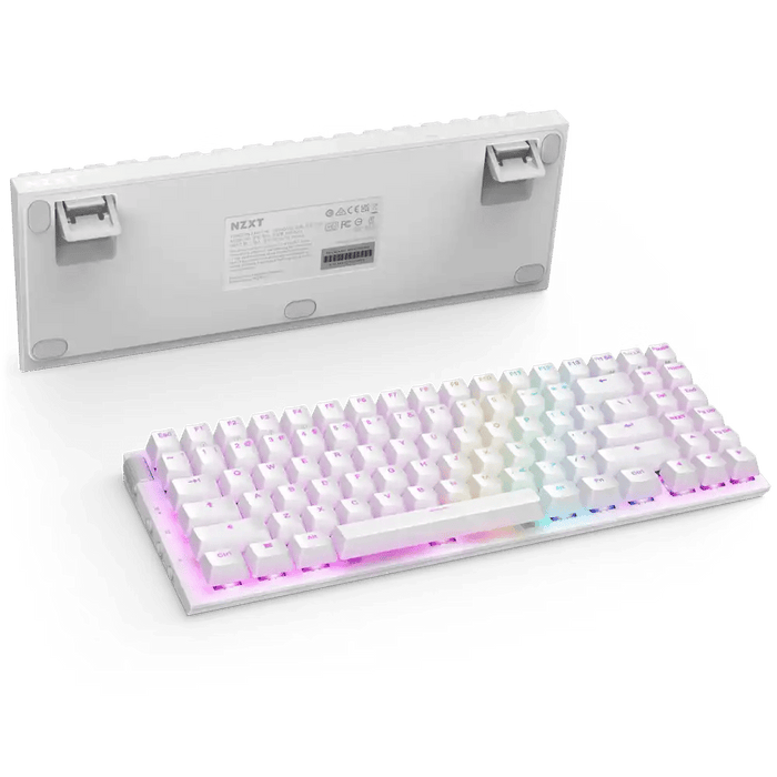 NZXT Function 2 RGB MiniTKL White ISO UK Mechanical Keyboard