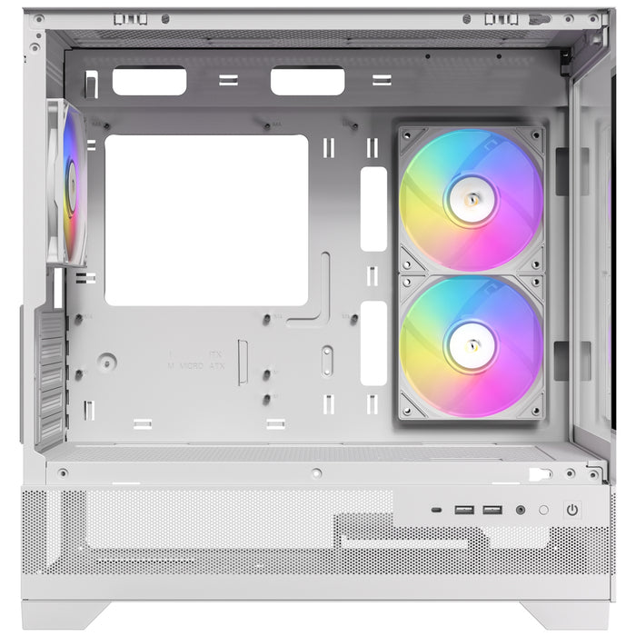 Antec CX500M RGB White mATX PC Case