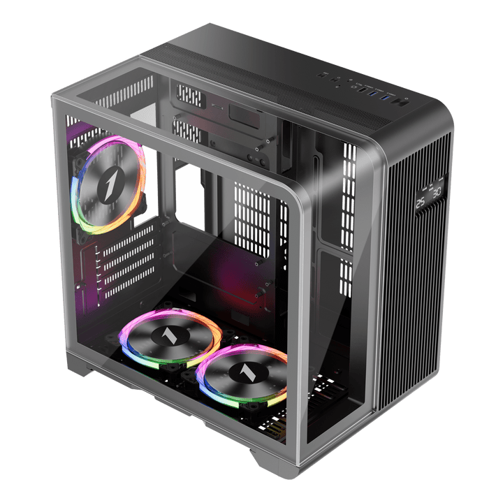 1st Player RT5 ARGB Black Micro-ATX Case