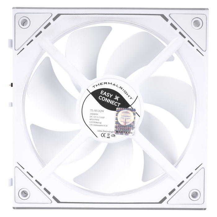Thermalright TL-M12QW White A-RGB 120mm PWM Fan