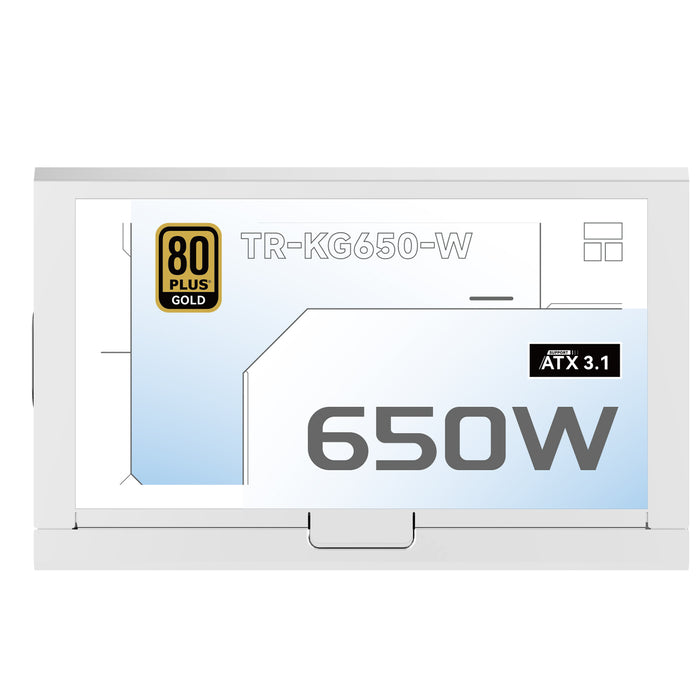 650W Thermalright KG-650-W White ATX 3.1 Gold Modular PSU