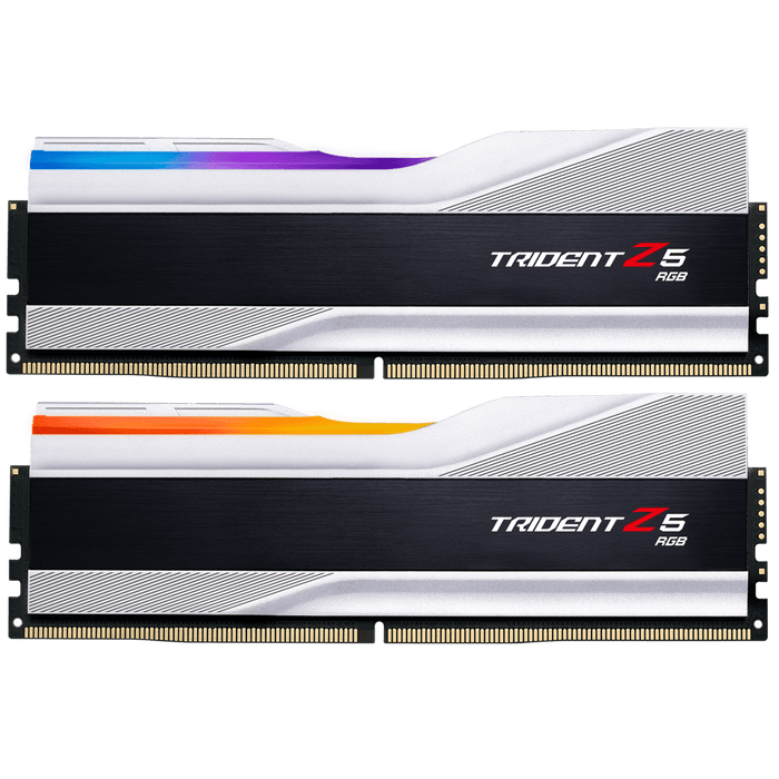 32GB (2x16GB) DDR5 7200MHZ CL34 G.Skill Trident Z5 Silver RGB RAM