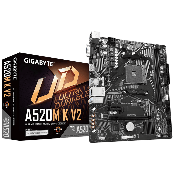 Gigabyte A520M K V2 Micro ATX AM4 Motherboard