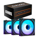 Asiahorse DAWN Pro Black A-RGB 120mm PWM Triple Pack