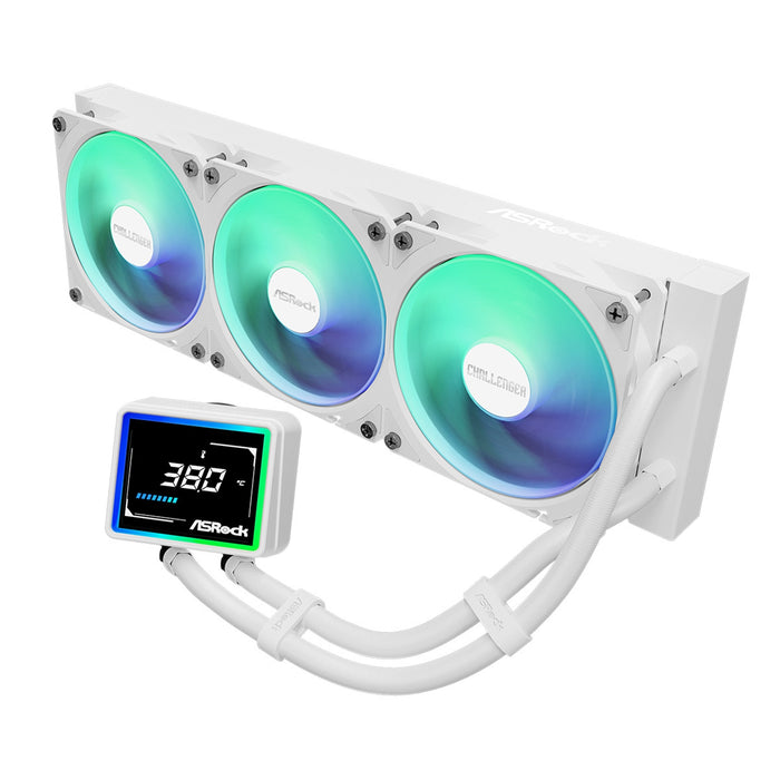ASRock Challenger 360 Digital White AIO Liquid CPU Cooler