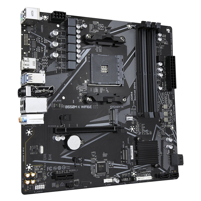 Gigabyte B550M K WIFI6E Micro-ATX AM4 Motherboard