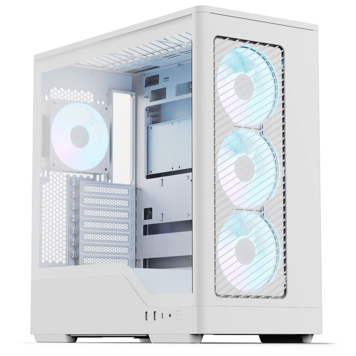 Aerocool D520A ARGB White ATX PC Case
