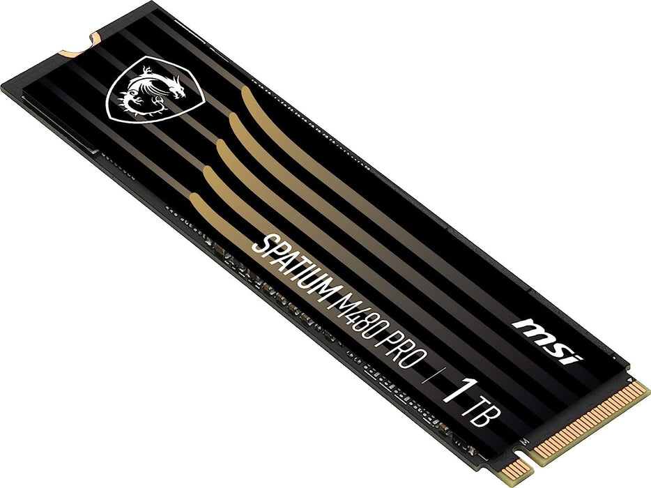 1TB MSI SPATIUM M480 PRO PCIe 4.0 NVMe M.2 SSD
