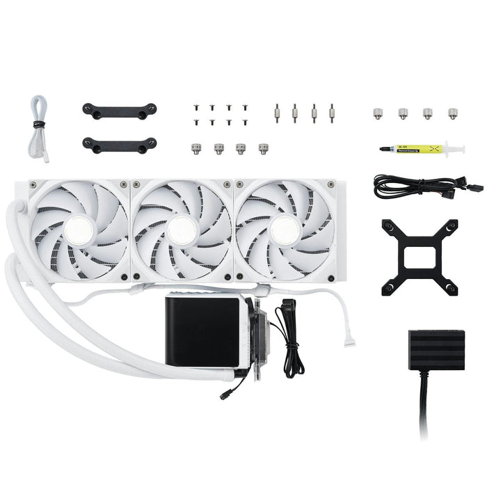 TRYX Panorama 360mm LCD White AIO Liquid Cooler