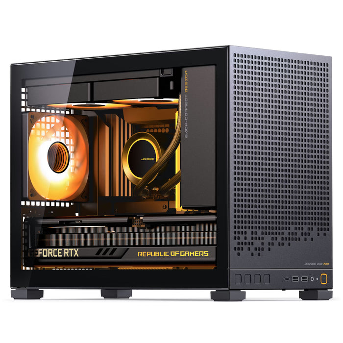 Jonsbo D32 PRO Black mATX Case