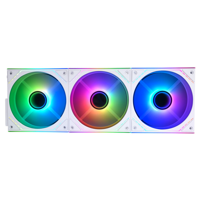 Thermalright TL-M12QW-S X3 White A-RGB 120mm PWM Triple Pack