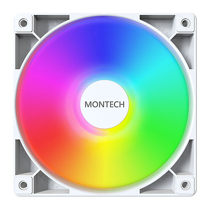 Montech GF120 ARGB 120mm White PWM Triple Pack