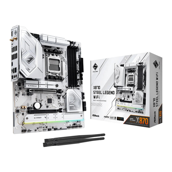 Asrock X870 Steel Legend WiFi ATX AM5 Motherboard