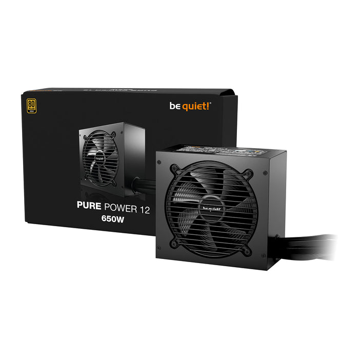 650W Be Quiet! Pure Power 12 ATX 3.1 Non-Modular Gold PSU
