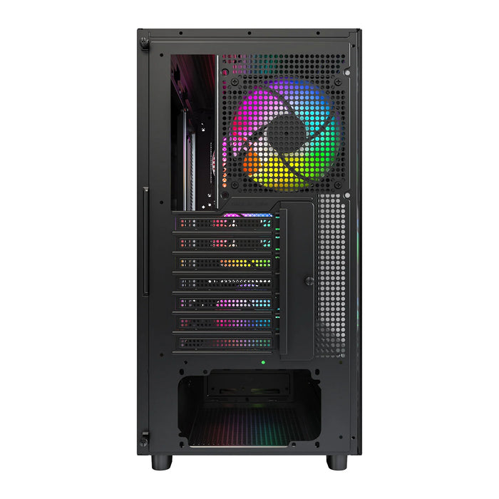 Montech XR Wood A-RGB Black ATX Case