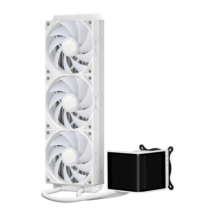 TRYX Panorama SE 360mm LCD White AIO Liquid Cooler