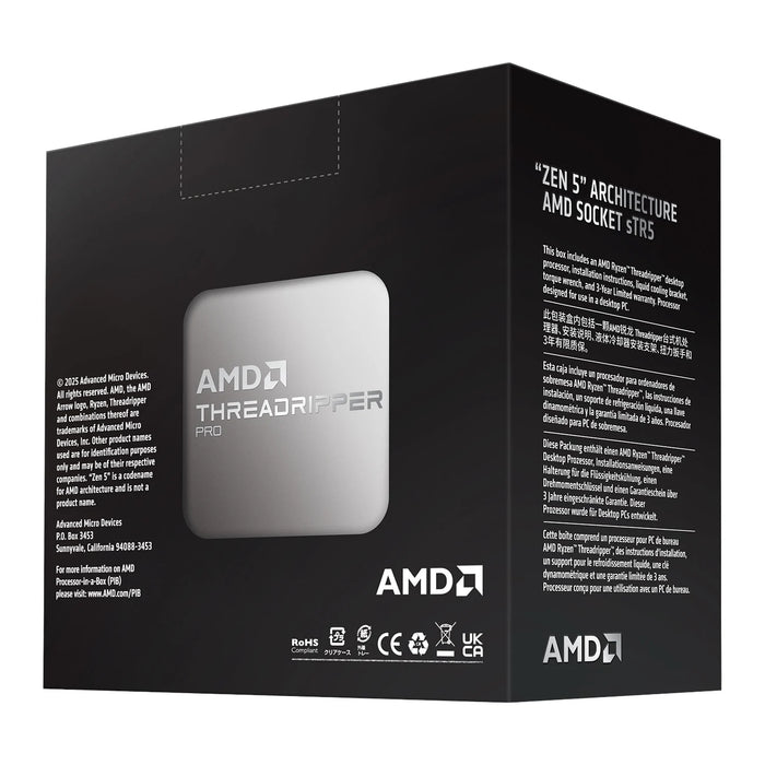 AMD Ryzen Threadripper PRO 9965WX 24C/48T sTR5 Processor