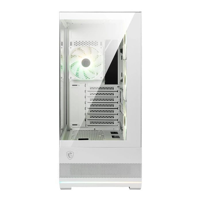 MSI MAG PANO 110R PZ White Glass mATX Case