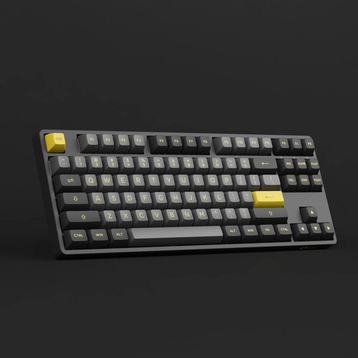 Akko 5087B Plus Black & Gold RGB TKL ANSI V3 Cream Yellow