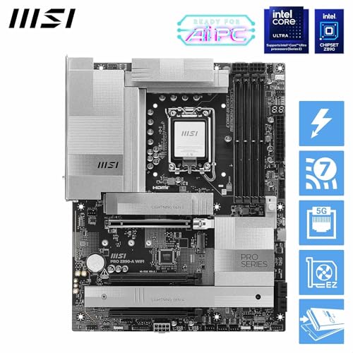 MSI PRO Z890-A WIFI ATX LGA 1851 Motherboard