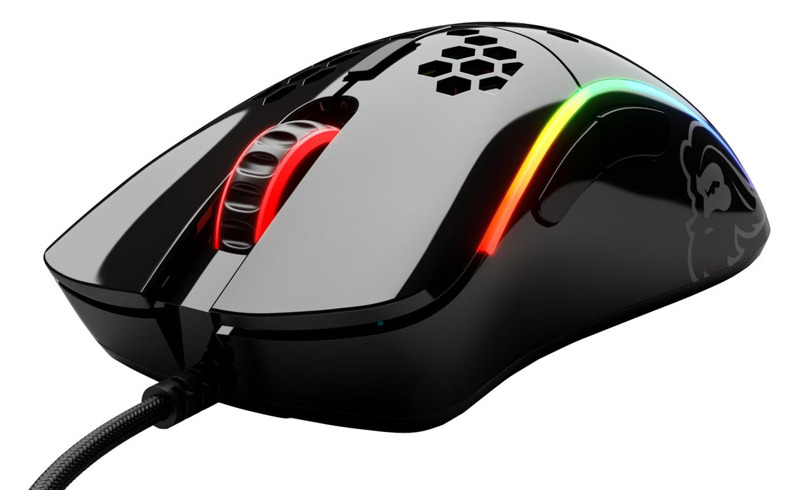 Glorious Gaming Model D- Glossy Black Wired Gaming Mouse
