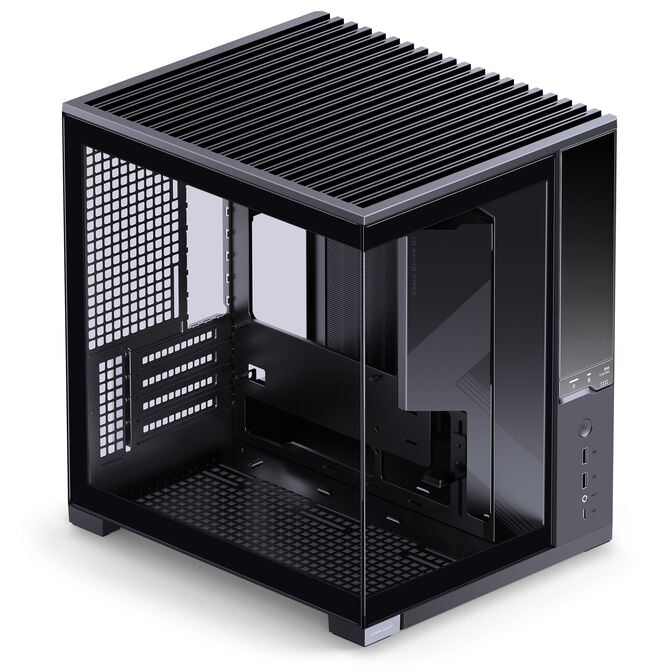 Jonsbo D34 Black Dual Chamber TG Micro-ATX Case