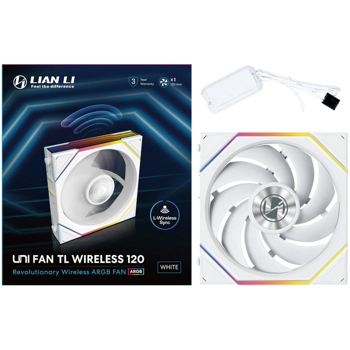 Lian-Li UNI FAN TL120 Wireless ARGB White 120mm Fan