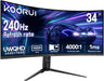 Koorui G3441XC 34" UWQHD 240Hz VA Monitor