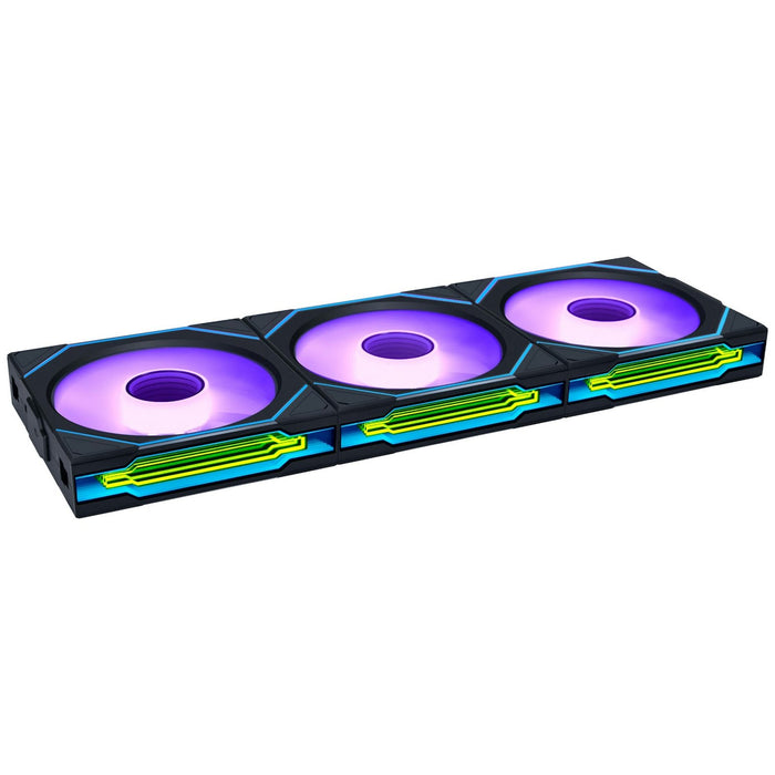 Lian-Li UNI FAN SL120 INF Wireless Reverse ARGB Black 120mm Triple Pack