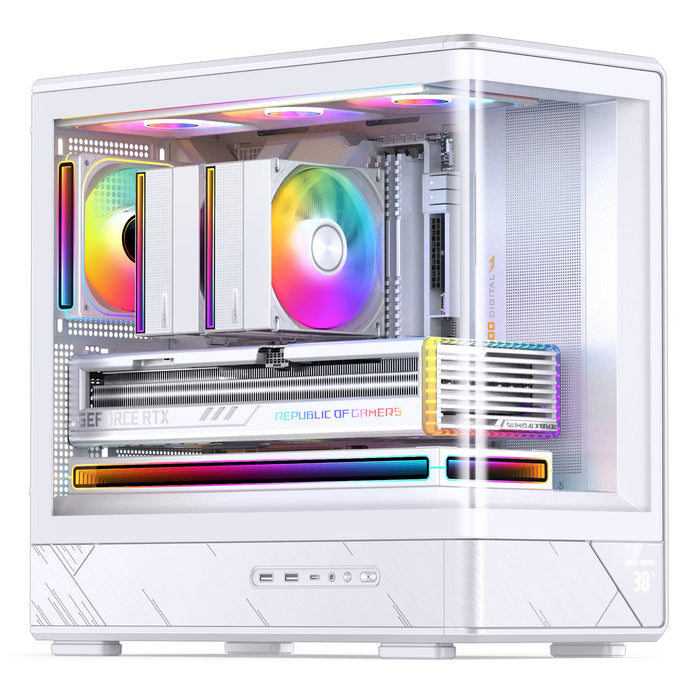 Jonsbo D200 White mATX PC Case