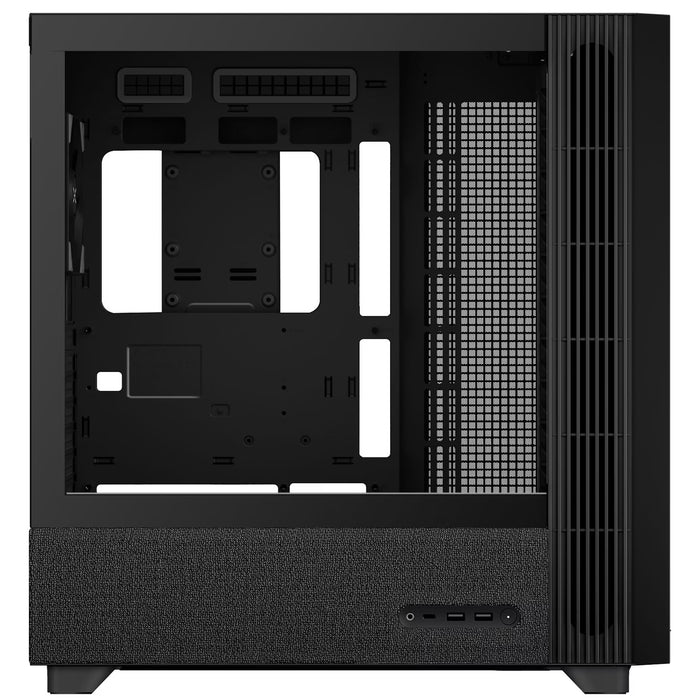 TRYX FLOVA F50 with Crossflow Fan ATX Black PC Case
