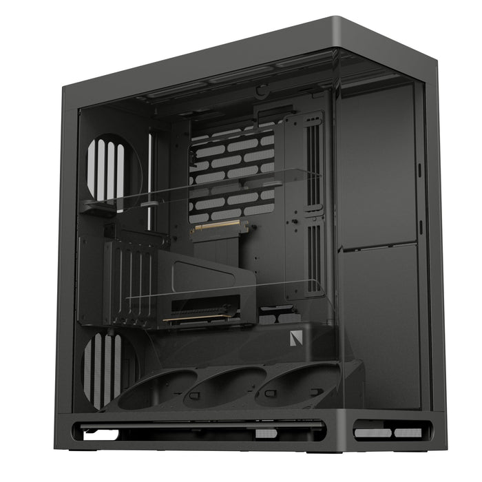 HAVN HS 360 VGPU Black Panoramic Glass ATX PC Case