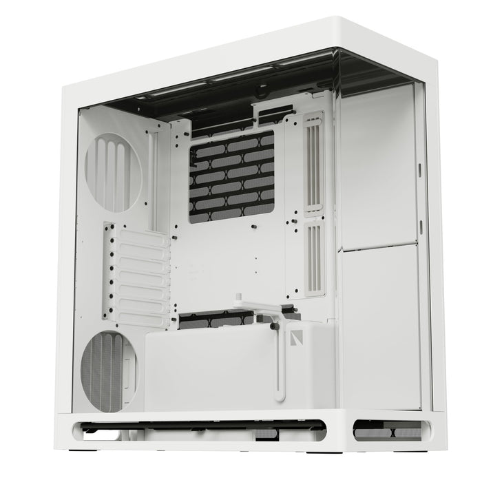 HAVN HS 360 White Panoramic Glass ATX Case