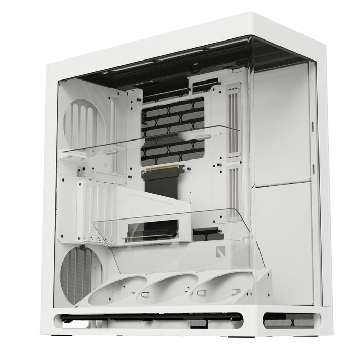HAVN HS 360 VGPU White Panoramic Glass ATX PC Case
