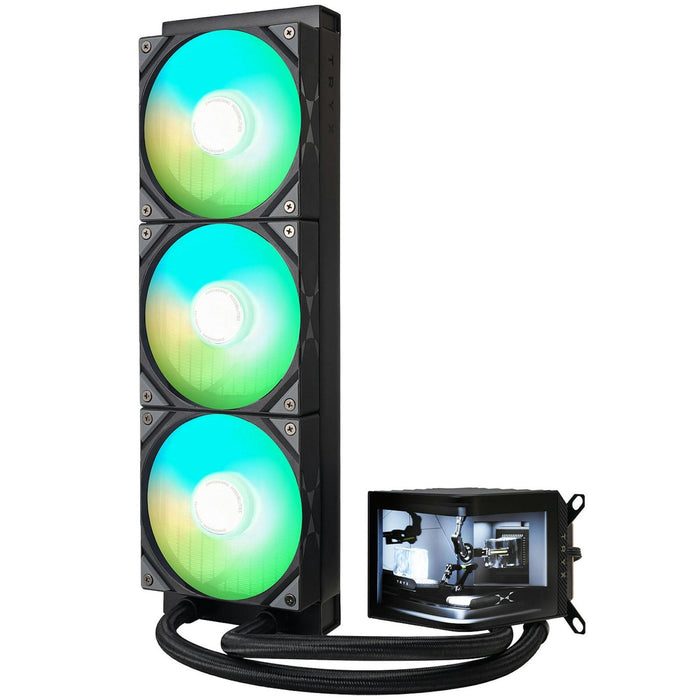 TRYX Panorama 360mm LCD Black AIO Liquid Cooler