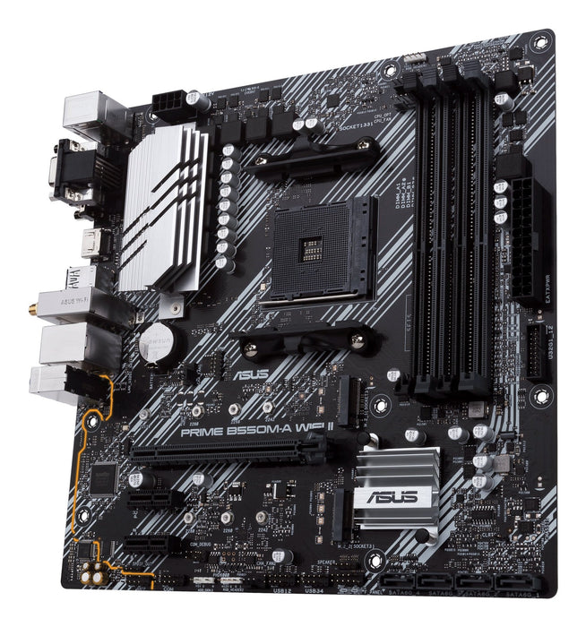 ASUS PRIME B550M-A WIFI II Micro-ATX AM4 Motherboard