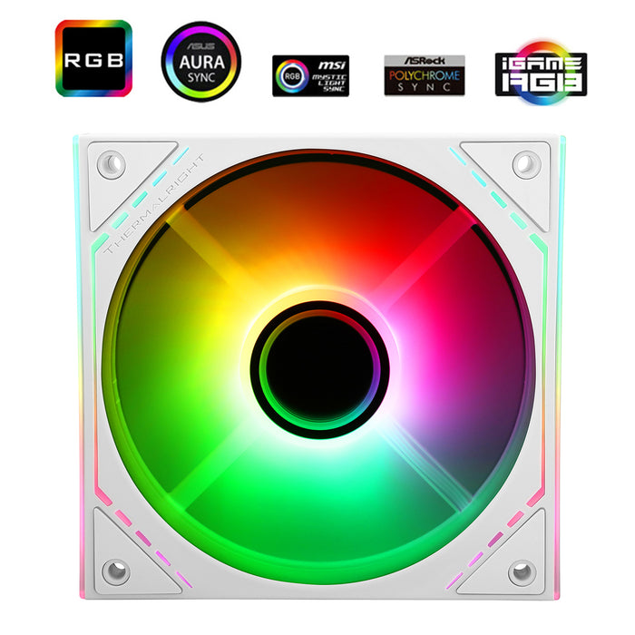 Thermalright TL-M12W-S White A-RGB 120mm PWM Fan