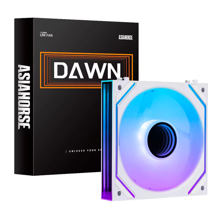Asiahorse DAWN Pro White A-RGB 120mm PWM Fan