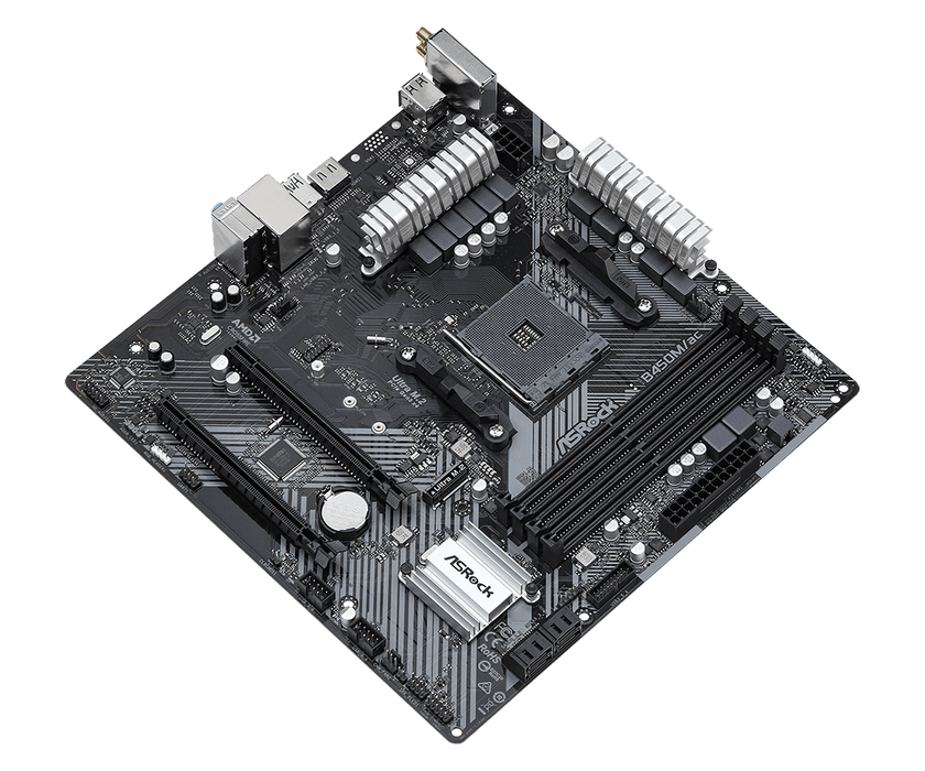 Asrock B450M/AC R2.0 Micro ATX AM4 Motherboard